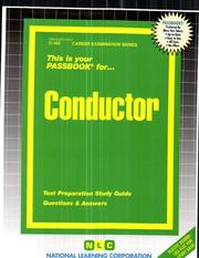 Cover of: Conductor (Career Examination Series, C-163)