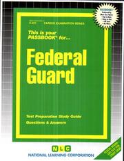 Cover of: Federal Guard by Jack Rudman, Jack Rudman