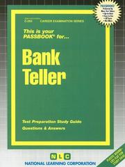 Cover of: Bank Teller by 