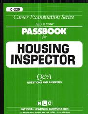 Cover of: Housing Inspector