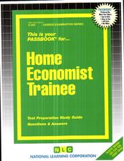 Home Economist Trainee by Jack Rudman