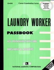 Cover of: Laundry Worker by Jack Rudman