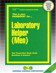 Cover of: Laboratory Helper/Man (Career Exam Ser C-446)