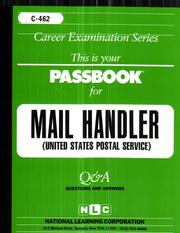Cover of: Mail Handler (USPS) by Jack Rudman