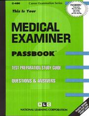Cover of: Medical Examiner | Jack Rudman