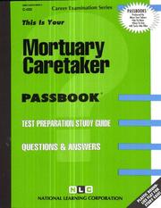 Cover of: Mortuary Caretaker | Jack Rudman