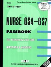 Cover of: Nurse Gs 4-7 | Jack Rudman