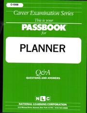 Cover of: Planner (Career Examination, C-588)