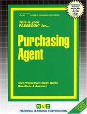 Cover of: Purchasing Agent (C-638) by Jack Rudman