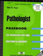 Cover of: Pathologist | National Learning Corporation