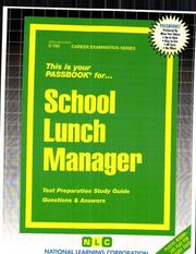 School Lunch Manager by Jack Rudman
