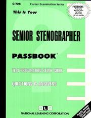 Cover of: Senior Stenographer