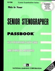 Cover of: Senior Stenographer by Jack Rudman