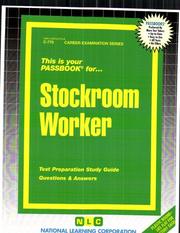 Cover of: Stockroom Worker (Career Examination (C770)) by Jack Rudman