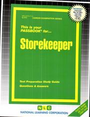 Cover of: Storekeeper by 