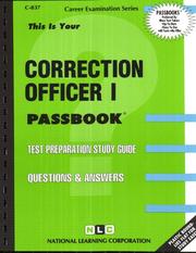 Cover of: Correction Officer I