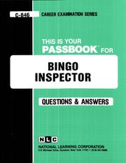 Cover of: Bingo Inspector | Jack Rudman