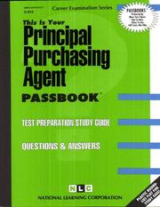 Cover of: Principal Purchasing Agent