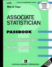 Cover of: Associate Statistician