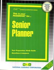 Cover of: Senior Planner/C-1019