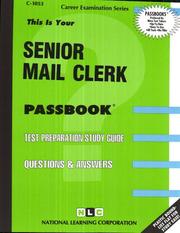 Cover of: Senior Mail Clerk (Career Examination Series, C-1053)