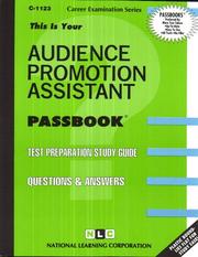 Cover of: Audience Promotion Assistant