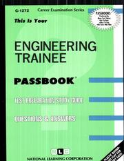 Cover of: Engineering Trainee | Jack Rudman