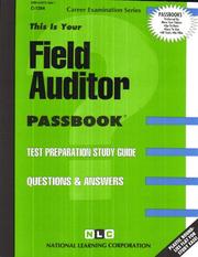 Cover of: Field Auditor | Jack Rudman
