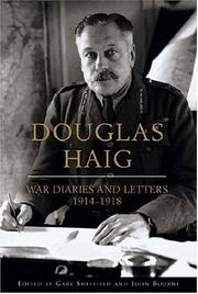 Cover of: DOUGLAS HAIG: War Diaries and Letters 1914-1918 (Weidenfeld & Nicolson)