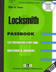Cover of: Locksmith by 