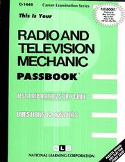 Radio and Television Mechanic by Jack Rudman