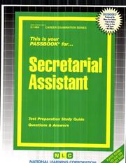 Cover of: Secretarial Assistant | Jack Rudman