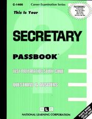 Cover of: Secretary | 