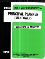 Cover of: Principal Planner: Manpower