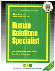 Cover of: Human Relations Specialist