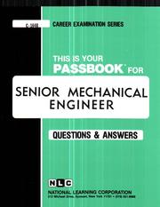 Cover of: Senior Mechanical Engineer: Career Examination Series: C