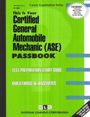 Cover of: Certified General Automobile Mechanic