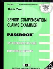 Cover of: Senior Compensation Claims Examiner | National Learning Corporation