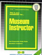 Cover of: Museum Instructor (Career Exam Ser C-1705)