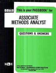 Cover of: Associate Methods Analyst