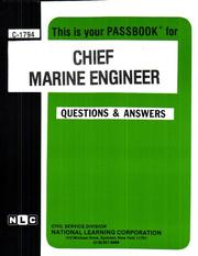 Chief Marine Engineer by Jack Rudman