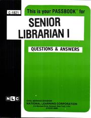 Cover of: Senior Librarian I