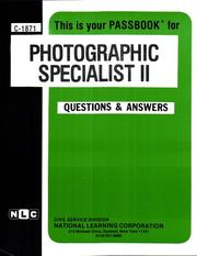 Photographic Specialist II by National Learning Corporation