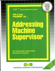 Addressing Machine Supervisor by National Learning Corporation