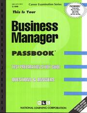 Cover of: Business Manager