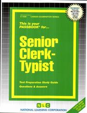 Cover of: Senior Clerk Typist