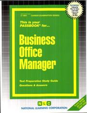 Cover of: Business Office Manager