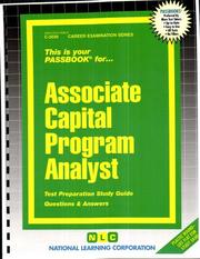 Cover of: Associate Capital Program Analyst