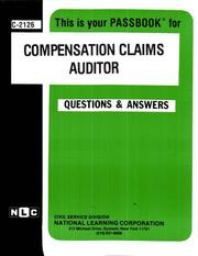 Cover of: Compensation Claims Auditor | National Learning Corporation