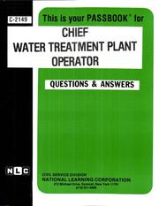 Cover of: Chief Water Treatment Plant Operator C-2149